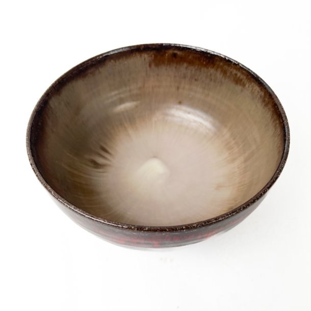 R�d vintage En�e keramik sk�l