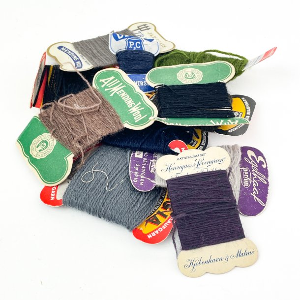 Ti farver vintage stoppegarn 