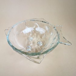 Vintage fiskesk�l i glas