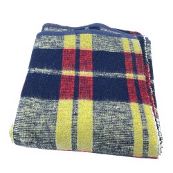Blau karierte Retro Plaid