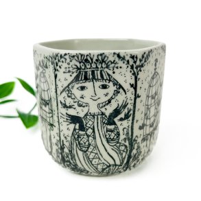 Lille Bj�rn Wiinblad vintage Nym�lle urtepotte