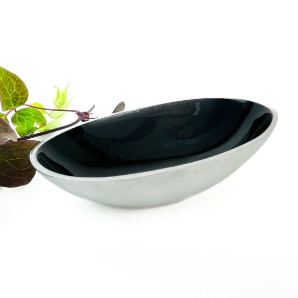 Emaljeret vintage metalskl