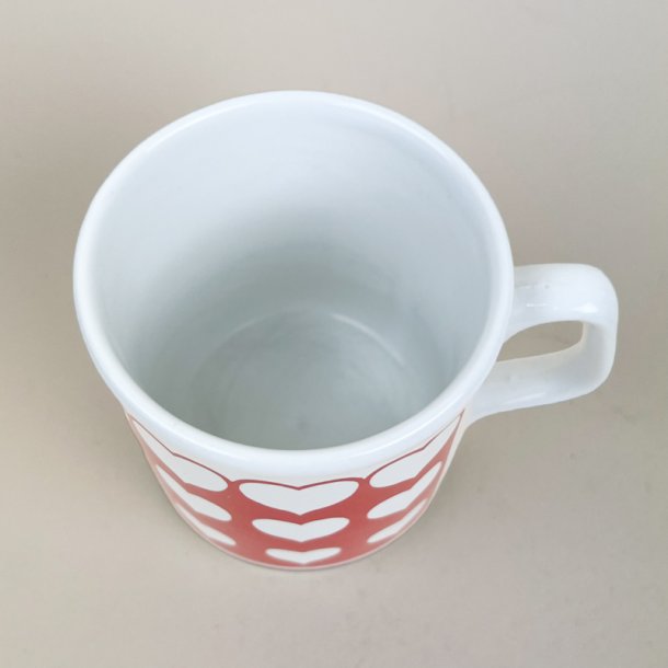 R�dt engelsk retro hjertekrus
