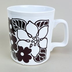  Blomstret engelsk retro krus