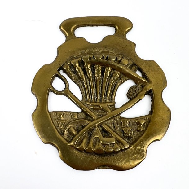 Vintage selet�jsemblem med jagtmotiv