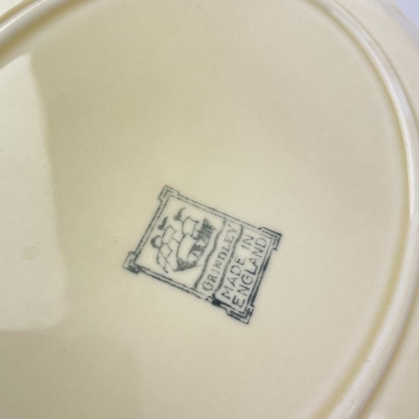 Servierplatte, Rot und Gold  Grindley, England  