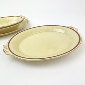 Servierplatte, Rot und Gold  Grindley, England  