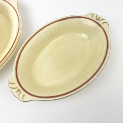 Servierschale, Rot und Gold  Grindley, England  