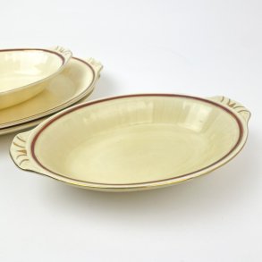 Servierschale, Rot und Gold  Grindley, England  