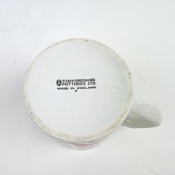 Engelsk Staffordshire Potteries retro krus