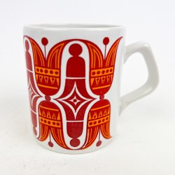 Engelsk Staffordshire Potteries retro krus