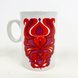 Engelsk Staffordshire Potteries retro krus