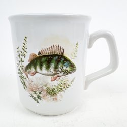 Engelsk retro krus med fisk