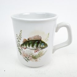 Engelsk retro krus med fisk