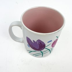 Blomstret engelsk retro krus