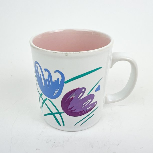 Blomstret engelsk retro krus