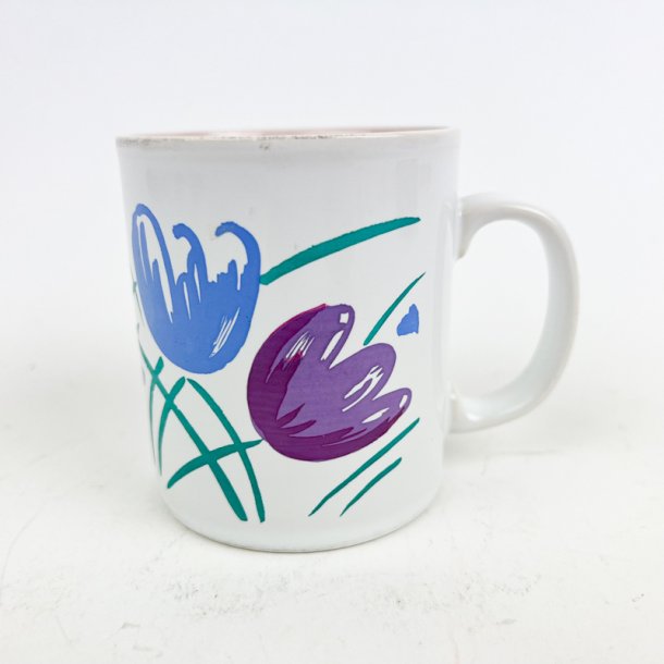 Blomstret engelsk retro krus