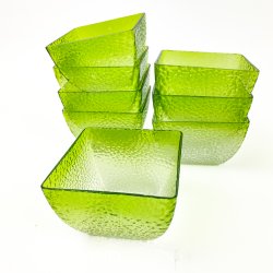 Smuk gr�n vintage skylle sk�l