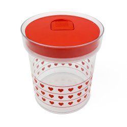 Rd retro Erik Kold dse med hjerter