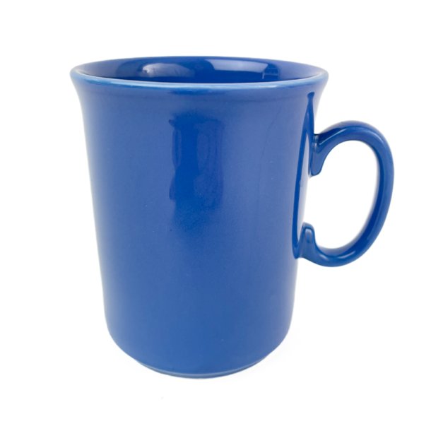 Blaues englisches Retro Krug