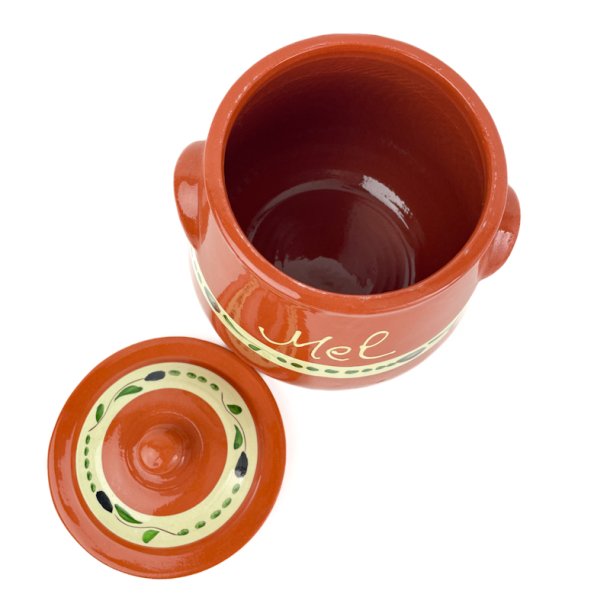 Vintage mel-krukke i stentj