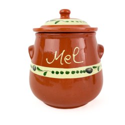 Vintage mel-krukke i stentj