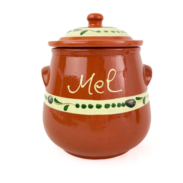 Vintage mel-krukke i stentj