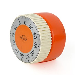 Oranger retro Kurzzeitmesser