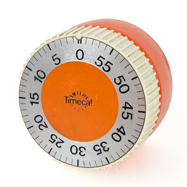 Oranger retro Kurzzeitmesser