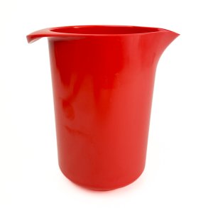 Red retro Rosti mixing jug