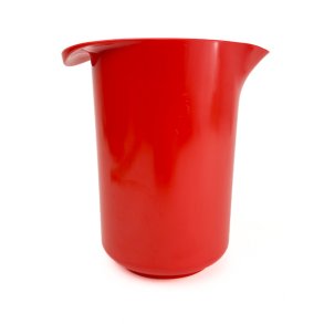 Red retro Rosti mixing jug