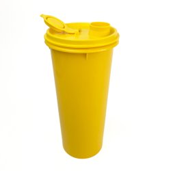 Gul retro Tupperware kande