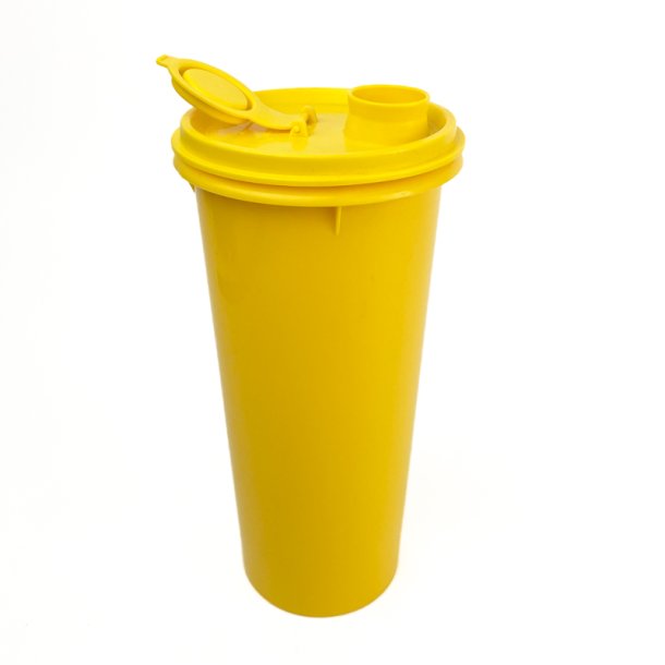 Gul retro Tupperware kande