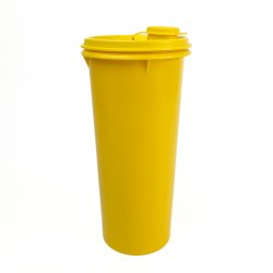 Gul retro Tupperware kande