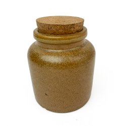 Vintage brun stentjskrukke