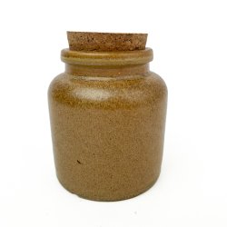 Vintage brun stentjskrukke