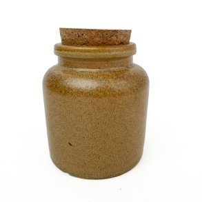 Vintage brun stentjskrukke