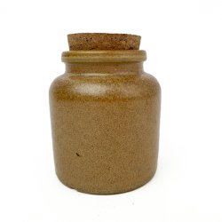 Vintage brun stentjskrukke