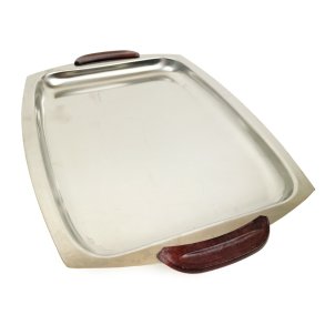 Vintage serveringsfad med h�ndtag