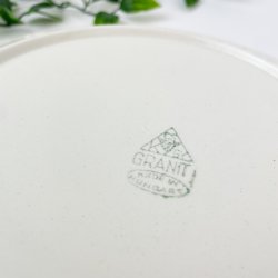 Gelbe Vintage-Platte  22 cm