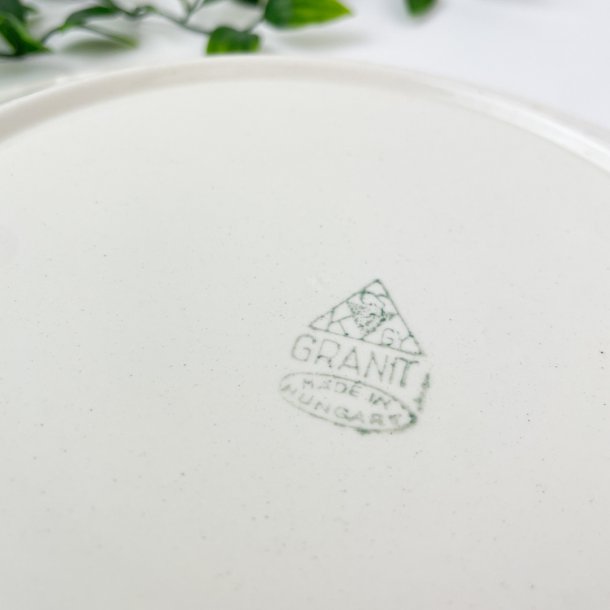 Gelbe Vintage-Platte  22 cm