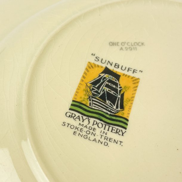 Ovales Vintage-Servierplatte von Sunbuff 