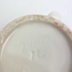 Vintage fajancekande blomster