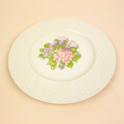 Vintage Pagnossin tallerken med blomster