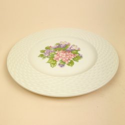 Vintage Pagnossin tallerken med blomster
