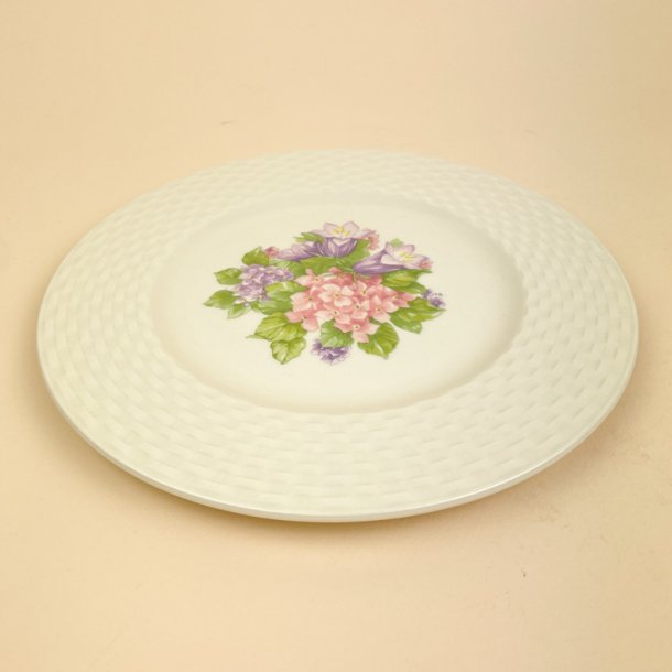 Vintage Pagnossin tallerken med blomster