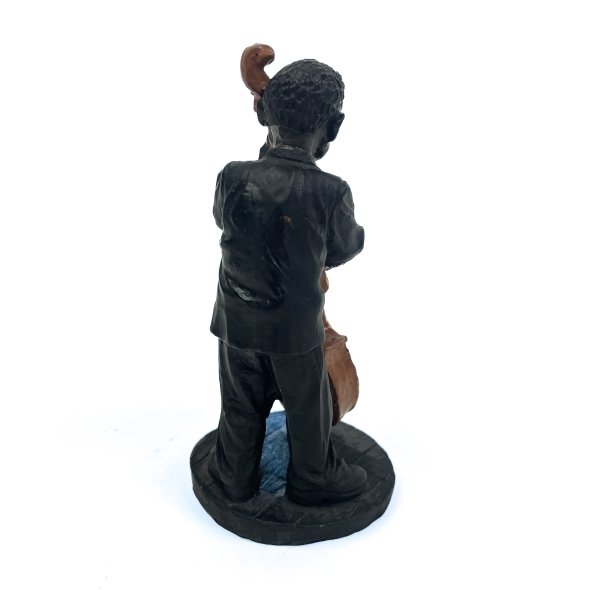 Jazz vintage figur kontrabas