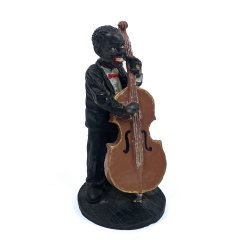 Jazz vintage figur kontrabas