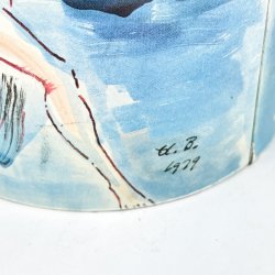 Irma blaue Kunstdose  Hans Bendix 1979