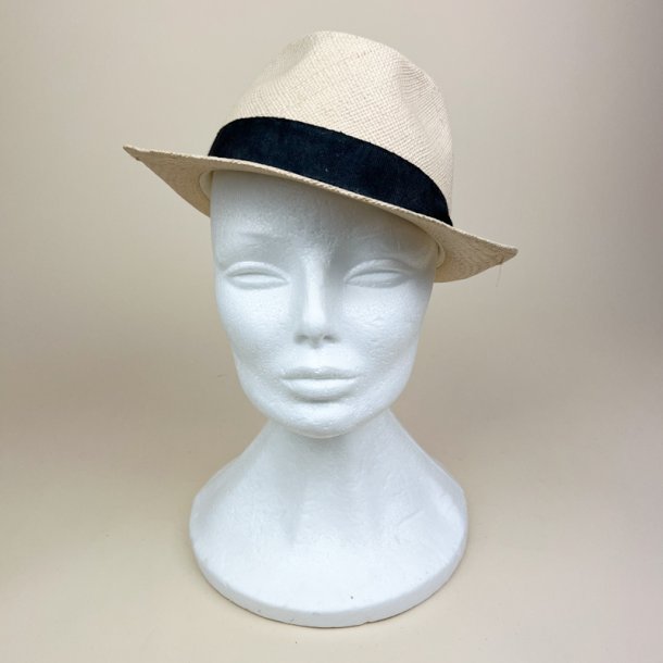 Beige vintage fedora hat str. M